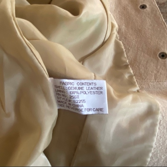 Embroidered Leather/Suede Jacket - Picture 11 of 12